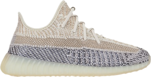 נעלי סניקרס Yeezy Boost 350 V2 Kids 'Ash Pearl' של המותג אדידס בצבע קרם עשויות ניילון פוליאסטר Primeknit