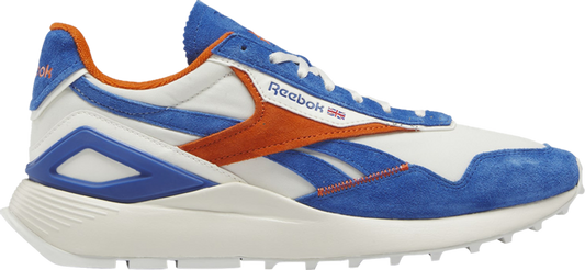 נעלי סניקרס Classic Leather Legacy AZ 'Rec-Center - Blue Orange' של המותג ריבוק בצבע כְּחוֹל עשויות עור (זמש)