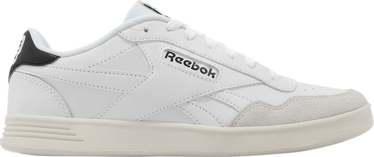 נעלי סניקרס Court Advance 'White Black' של המותג ריבוק בצבע לבן עשויות עוֹר