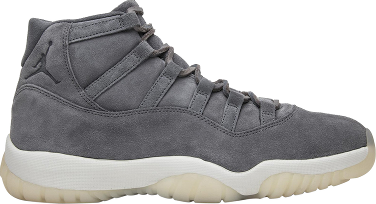 נעלי סניקרס Air Jordan 11 Retro Premium 'Grey Suede' Sample של המותג נייקי בצבע אפור עשויות 