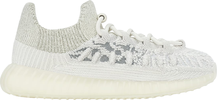 נעלי סניקרס Yeezy Boost 350 V2 CMPCT Kids 'Slate Bone' של המותג אדידס בצבע קרם עשויות ניילון פוליאסטר Primeknit