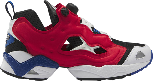 נעלי סניקרס InstaPump Fury 95 'Black Vector Red' של המותג ריבוק בצבע אָדוֹם עשויות טֶקסטִיל