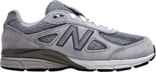 נעלי סניקרס 990v4 Big Kid 'Grey' של המותג ניו באלאנס בצבע אפור עשויות 