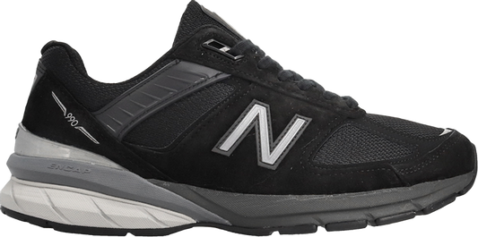 נעלי סניקרס 990v5 Made In USA 2E Wide 'Black' של המותג ניו באלאנס בצבע שָׁחוֹר עשויות 