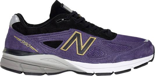 נעלי סניקרס 990v4 Made In USA 'Wild Indigo' של המותג ניו באלאנס בצבע כְּחוֹל עשויות 