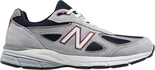 נעלי סניקרס 990v4 Made in USA 'Grey Navy' של המותג ניו באלאנס בצבע אפור עשויות 