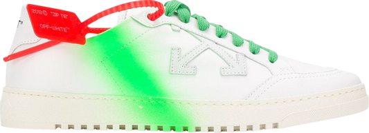נעלי סניקרס Off-White 2.0 'Green Spray' של המותג אוף וויט בצבע לבן עשויות עוֹר