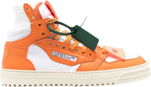 נעלי סניקרס Off-White Off-Court 3.0 High 'Carrot Orange' של המותג אוף וויט בצבע כתום עשויות עוֹר