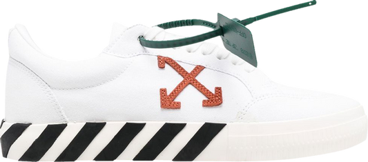 נעלי סניקרס Off-White Vulc Sneaker 'White Brick Red' של המותג אוף וויט בצבע לבן עשויות בַּד
