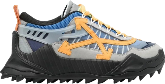 נעלי סניקרס Off-White ODSY-1000 'Dark Grey Orange' של המותג אוף וויט בצבע אפור עשויות רֶשֶׁת
