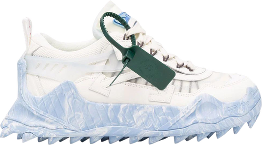 נעלי סניקרס Off-White ODSY-1000 'Beige Blue Marble' של המותג אוף וויט בצבע קרם עשויות רֶשֶׁת