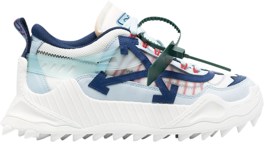 נעלי סניקרס Off-White ODSY-1000 'White Navy Blue' של המותג אוף וויט בצבע לבן עשויות רֶשֶׁת