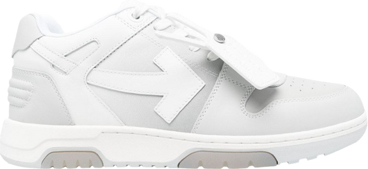 נעלי סניקרס Off-White Out of Office 'Grey Gradient' של המותג אוף וויט בצבע אפור עשויות עוֹר