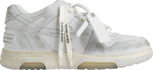 נעלי סניקרס Off-White Out of Office 'Vintage White' של המותג אוף וויט בצבע לבן עשויות עוֹר