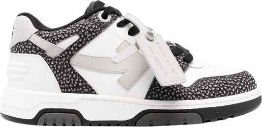 נעלי סניקרס Off-White Out of Office 'Black White Dotted Pattern' של המותג אוף וויט בצבע לבן עשויות עוֹר