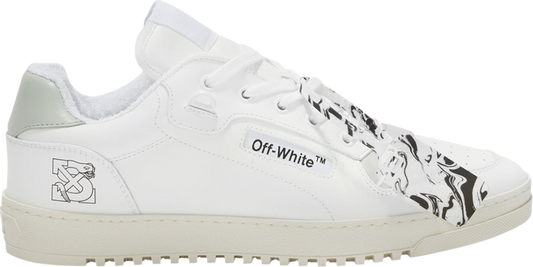 נעלי סניקרס Sal Barbier x Off-White 5.0 Low 'White' של המותג אוף וויט בצבע לבן עשויות עוֹר