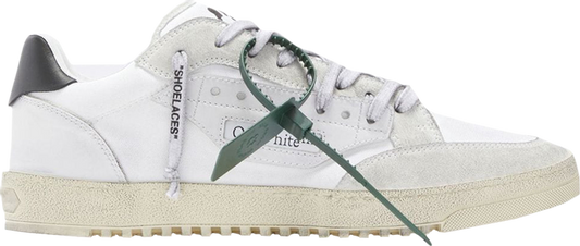 נעלי סניקרס Off-White 5.0 Low 'Distressed White' של המותג אוף וויט בצבע לבן עשויות עור (זמש)