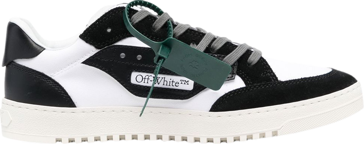 נעלי סניקרס Off-White 5.0 Low 'Black White' של המותג אוף וויט בצבע לבן עשויות עור (זמש)