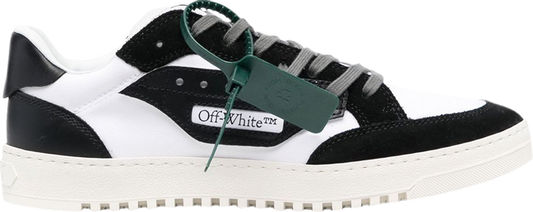 נעלי סניקרס Off-White 5.0 Low 'Black White' של המותג אוף וויט בצבע לבן עשויות עור (זמש)