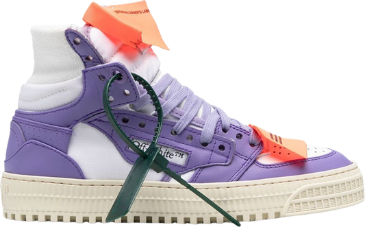 נעלי סניקרס Off-White Wmns Off-Court 3.0 High 'White Purple' של המותג אוף וויט בצבע סָגוֹל עשויות עוֹר