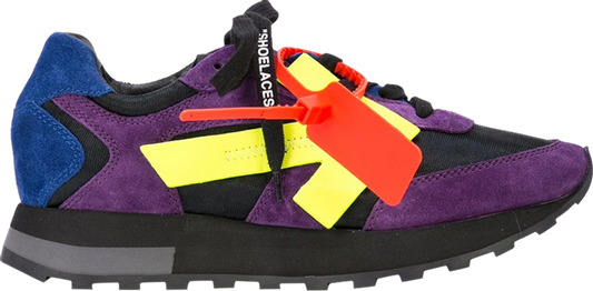 נעלי סניקרס Off-White Wmns HG Runner 'Purple' של המותג אוף וויט בצבע סָגוֹל עשויות עור (זמש)