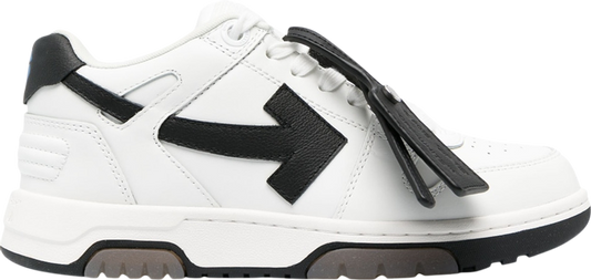 נעלי סניקרס Off-White Wmns Out of Office 'White Black' של המותג אוף וויט בצבע לבן עשויות עוֹר