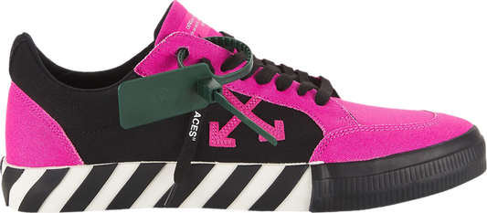 נעלי סניקרס Off-White Wmns Vulc Sneaker 'Fuchsia Black' של המותג אוף וויט בצבע שָׁחוֹר עשויות בַּד