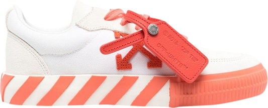 נעלי סניקרס Off-White Wmns Vulc Sneaker Low 'White Coral' של המותג אוף וויט בצבע לבן עשויות בַּד