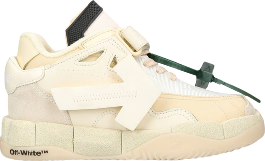 נעלי סניקרס Off-White Wmns Puzzle Couture Low 'Cream' של המותג אוף וויט בצבע קרם עשויות עוֹר