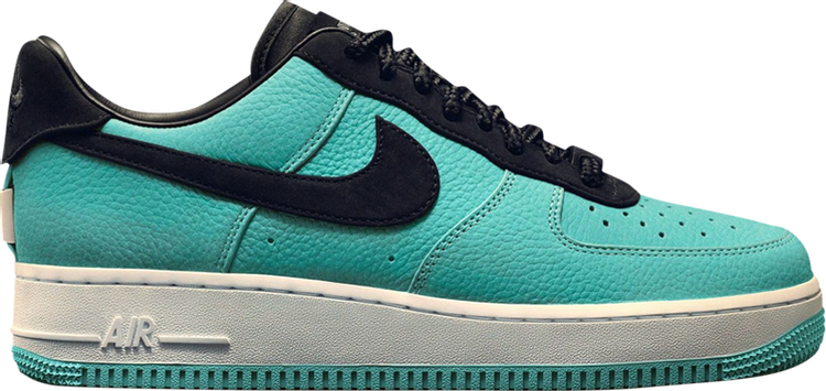 נעלי סניקרס Tiffany & Co. x Air Force 1 Low '1837' Friends & Family של המותג נייקי בצבע ירוק-כחול/טורקיז עשויות עוֹר