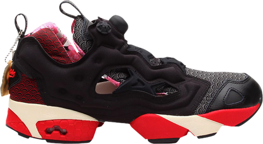 נעלי סניקרס Pump Fury 'Koi' של המותג ריבוק בצבע שָׁחוֹר עשויות סינתטי