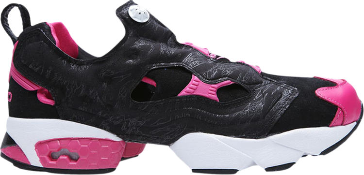 נעלי סניקרס Crossover x InstaPump Fury OG '20th Anniversary' של המותג ריבוק בצבע שָׁחוֹר עשויות סינתטי