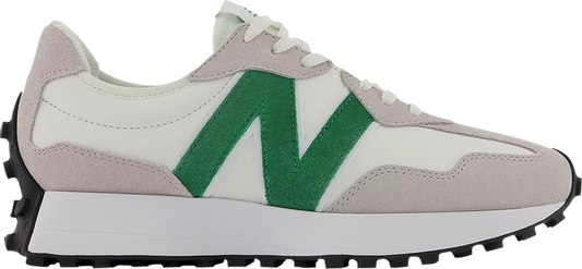 נעלי סניקרס Wmns 327 'Rain Cloud Varsity Green' של המותג ניו באלאנס בצבע לבן עשויות עור (זמש)