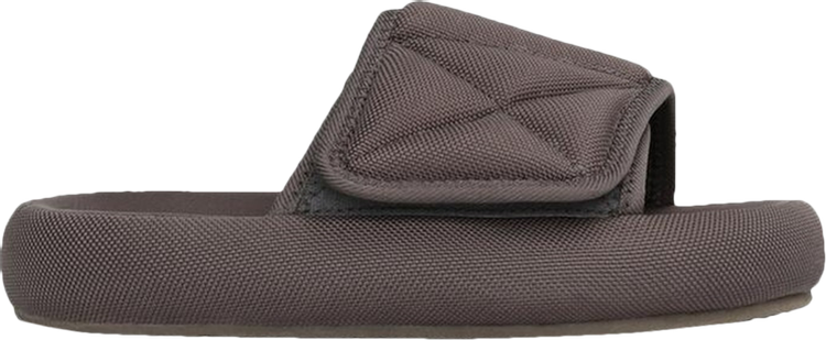 נעלי סניקרס Wmns Yeezy Season 6 Slides 'Graphite' של המותג אדידס בצבע שָׁחוֹר עשויות ניילון